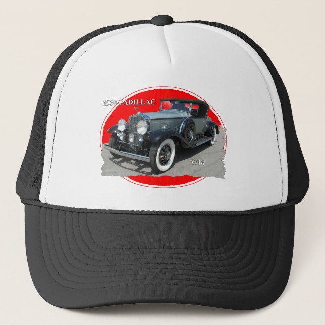 CADILLAC 1930 V/16 TRUCKER HAT (Front)