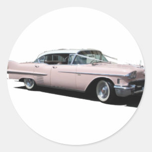 Cadillac 3 copy classic round sticker
