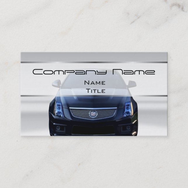 Cadillac Car Business Cards (Front)