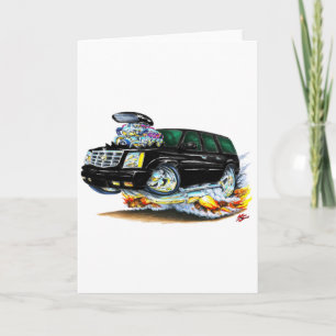 Cadillac Escalade Black Truck Card