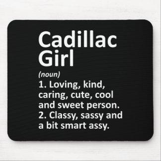 Cadillac Girl Mi Michigan Funny City Home Roots Gi Mouse Mat
