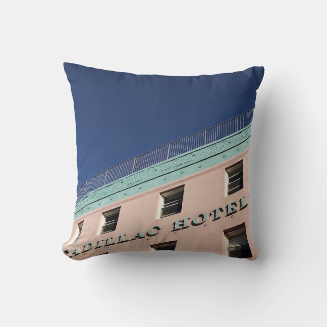 CADILLAC HOTEL BUILDING CUSHION (Front)