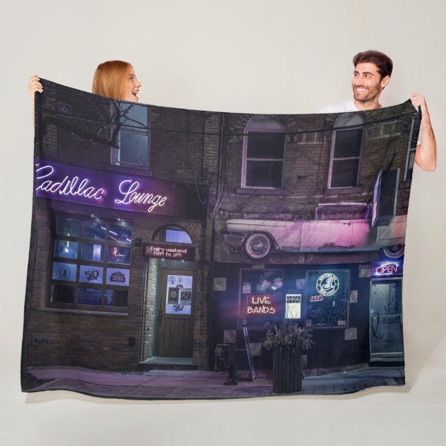CADILLAC LOUNGE FLEECE BLANKET (In Situ)