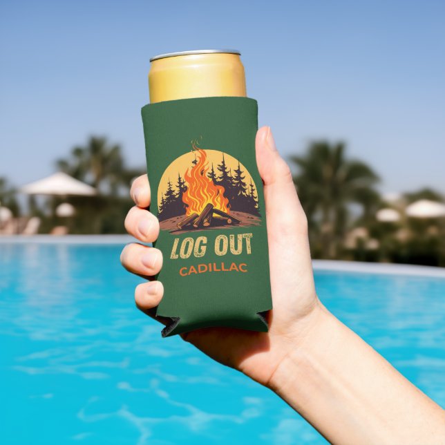 Cadillac Michigan Campfire Seltzer Can Cooler (In Situ Pool)