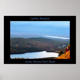 Cadillac Mountain Acadia National Park Poster