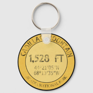 Cadillac Mountain Key Ring