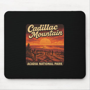 Cadillac Mountain Sunrise Maine Acadia National Pa Mouse Mat