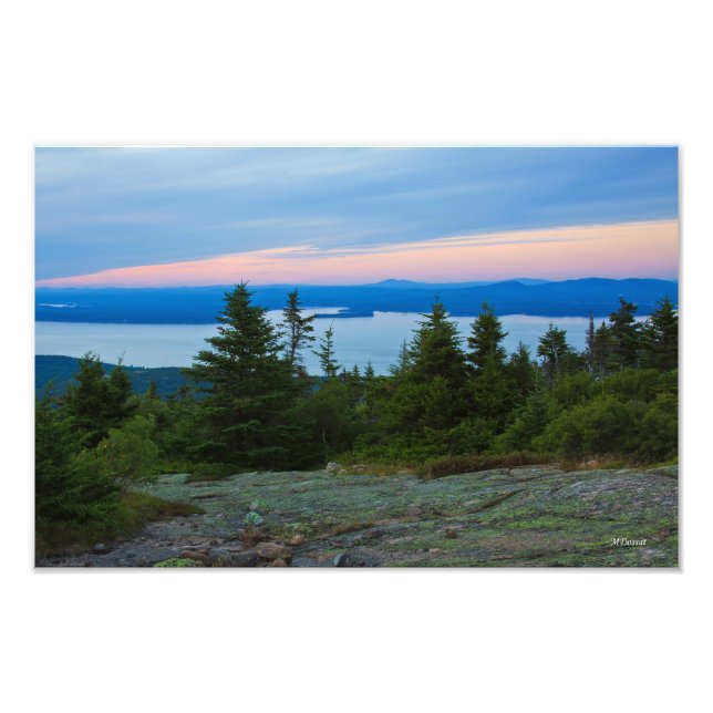 Cadillac Mountain Sunset photo Print (Front)