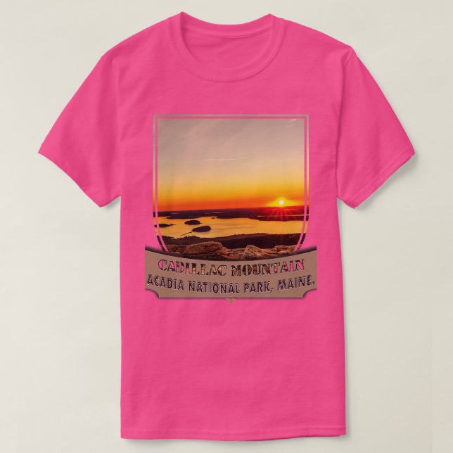 Cadillac Mountain TShirt 16 (Design Front)