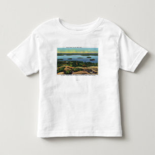 Cadillac Mt Summit View of Bar Harbour Toddler T-Shirt
