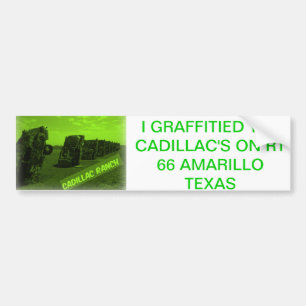 CADILLAC RANCH BUMPER STICKER