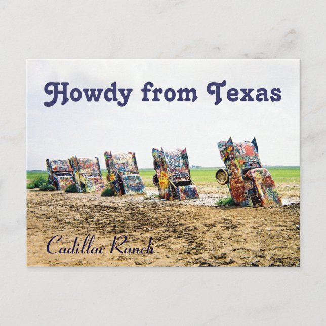 Cadillac Ranch Postcard (Front)
