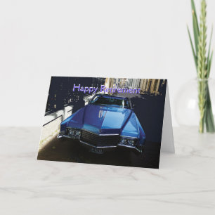 Cadillac Retirement card