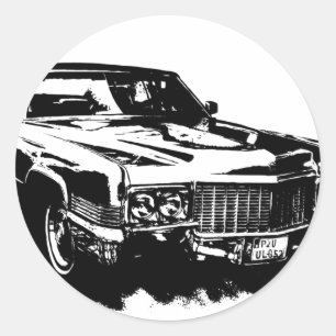 cadillac series deville eldorado sts classic rare classic round sticker