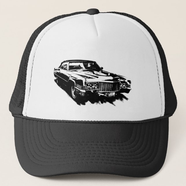 cadillac series deville eldorado sts classic rare trucker hat (Front)