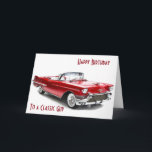CADILLAC STYLE  Birthday Wishes To A CLASSIC GUY Card<br><div class="desc">CADILLAC STYLE BIRTHDAY WISHES TO THAT CLASSIC GUY IN YOUR LIFE!!!!</div>