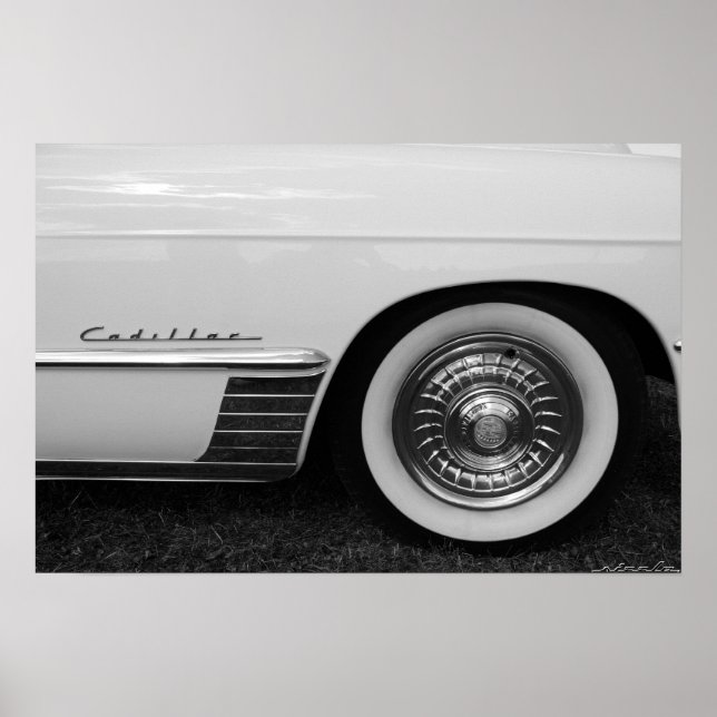 Cadillac Wheel Poster (Front)