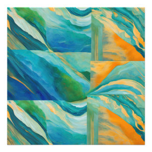 “Cádiz” A Colourful Tiled Effect Photo Print