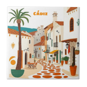 Cádiz Andalusia Spain Ceramic Tile