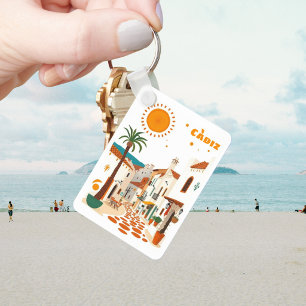 Càdiz Cadiz Spain holiday white town souvenir  Key Ring