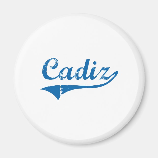 Cadiz Kentucky Classic Design Magnet (Front)