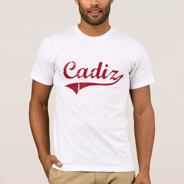 Cadiz Ohio Classic Design T-Shirt (Front)