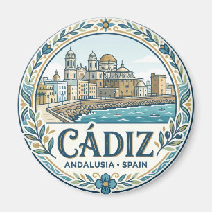 Cádiz Spain Magnet