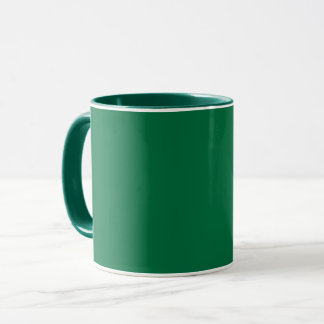 Cadmium green (solid color)  mug