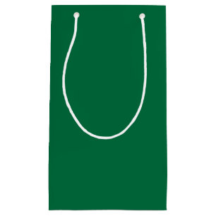Cadmium green (solid color) small gift bag