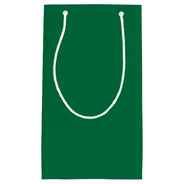 Cadmium green (solid color)  small gift bag (Front)