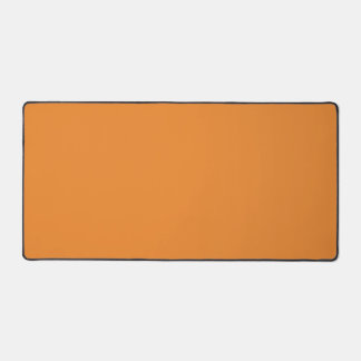 Cadmium orange (solid color)  desk mat