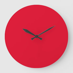 Cadmium red (solid colour)  large clock