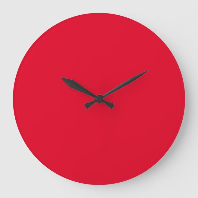 Cadmium red (solid colour)  large clock (Front)