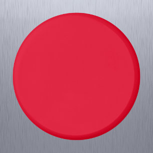 Cadmium Red Solid Colour Magnet