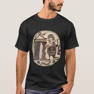 Cadmos fighting the dragon of Thebes T-Shirt