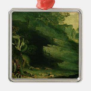 Cadmus and the Dragon Metal Tree Decoration