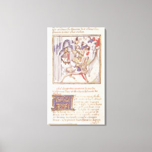 Cadmus, founder of Thebes Canvas Print