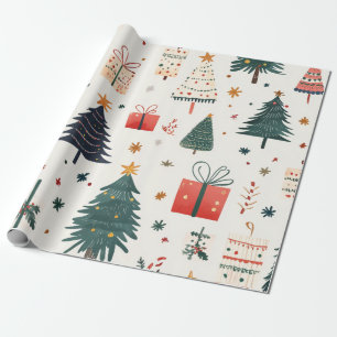 Cadopter Christmas Wrapping Paper