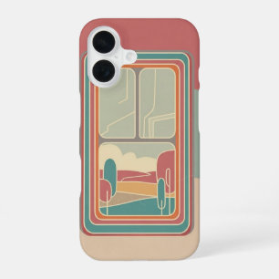 Cadre de Fenêtre Rétro iPhone 16 Case