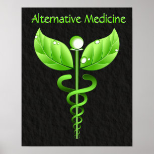 Caduceus: Alternative Medicine Poster Print