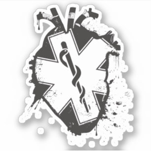 caduceus anatomical heart star of life