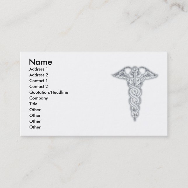 Caduceus Business Card (Front)