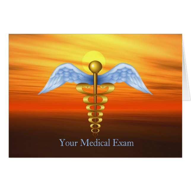 Caduceus Card (Front Horizontal)