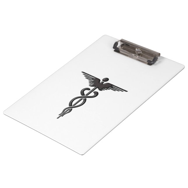 Caduceus Clipboard (Angled)