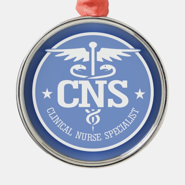Caduceus CNS 2 Metal Tree Decoration (Front)