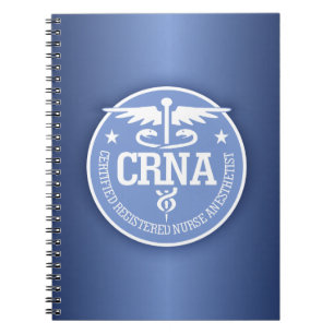 Caduceus CRNA gift ideas Notebook