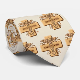 Caduceus Doctor Tie