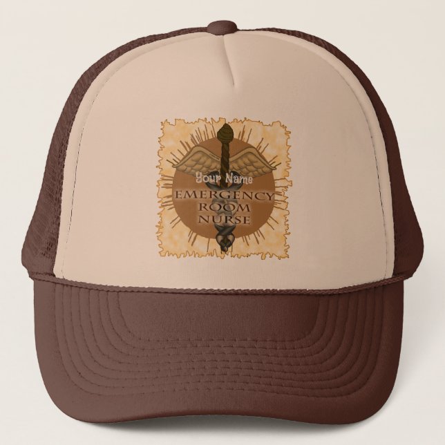 Caduceus  ER Nurse  Hat (Front)
