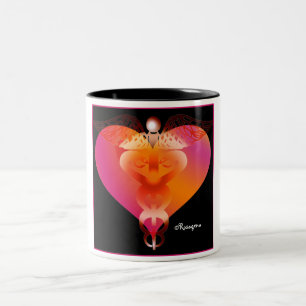 Caduceus for Non-Traditional Healers Two-Tone Coffee Mug