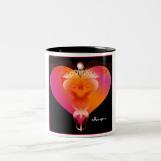 Caduceus for Non-Traditional Healers Two-Tone Coffee Mug